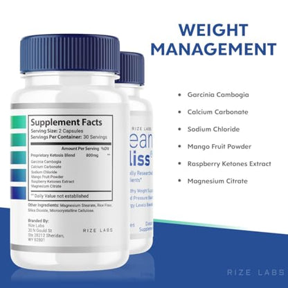 Lean Bliss Weight Loss Pills, Lean Bliss Fat Burning Formula, LeanBliss Advanced Metabolism rize labsBuy Supplements Australia