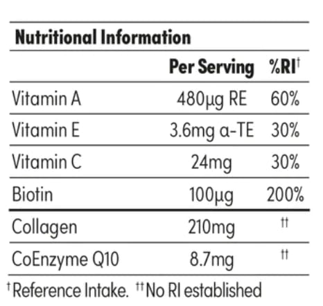 Collagen Peptides CoQ10 Vitamin Gummies. Vitamins A C Supplement, Biotin. Supports Collegen SOLVBuy Supplements Australia