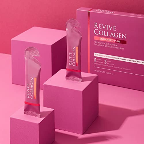 Revive Collagen Enhanced Plus 10,000mg Hydrolysed Marine Collagen Drink with Added Vitamin A & C Revive CollagenBuy Supplements Australia