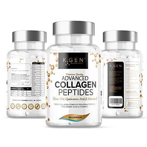 Pure Collagen Supplements Capsules Grass Fed Advanced Multi Collagen Peptides K GEN rejuvenation nutritionBuy Supplements Australia
