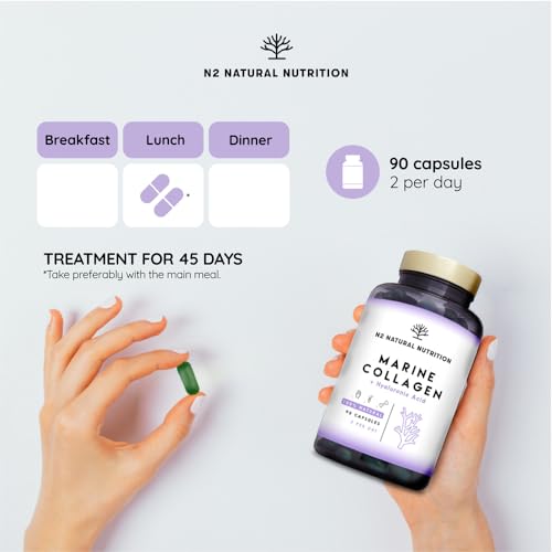 Marine Collagen with Hyaluronic Acid for Skin Care, Hair Care, Joints. Magnesium, Vitamin C. Hydrolysed Collagen Supplements N2 Natural NutritionBuy Supplements Australia
