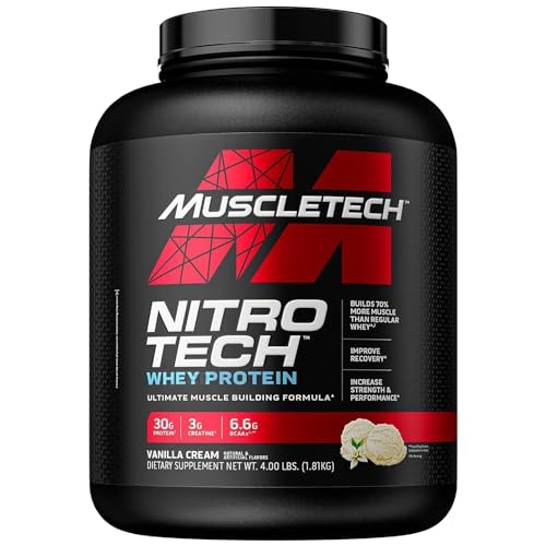 MuscleTech Whey Protein Powder Nitro-Tech | Isolate & Peptides & Cell-Tech Creactor MuscleTechBuy Supplements Australia