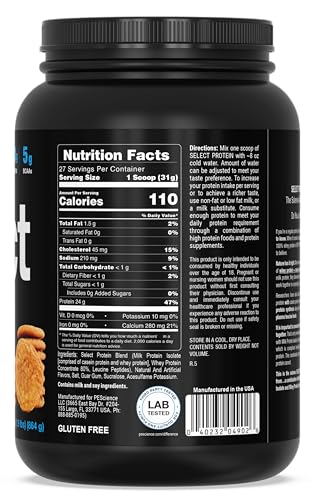 PEScience Select Low Carb Protein Powder, Snickerdoodle, 27 Serving, Keto Friendly PEScienceBuy Supplements Australia
