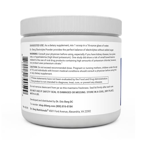 Dr. Berg Hydration Keto Electrolyte Powder - Enhanced w/ 1,000mg of Potassium Dr. Berg NutritionalsBuy Supplements Australia