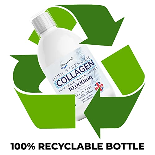 Reverse Life Marine Collagen + Green Tea Liquid Supplement Drink High-Strength 10,000mg Hydrolysed Reverse LifeBuy Supplements Australia
