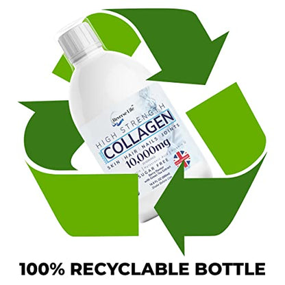 Reverse Life Marine Collagen + Green Tea Liquid Supplement Drink High-Strength 10,000mg Hydrolysed Reverse LifeBuy Supplements Australia