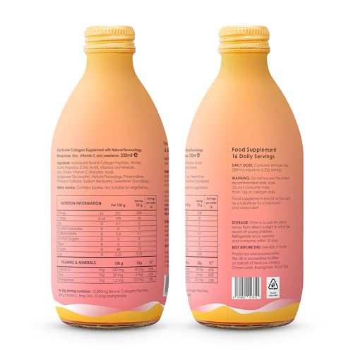 Collagen Supplements for Women, Highest-Dose 12000mg Liquid Collagen Peptides, Bovine Collagen HealuBuy Supplements Australia