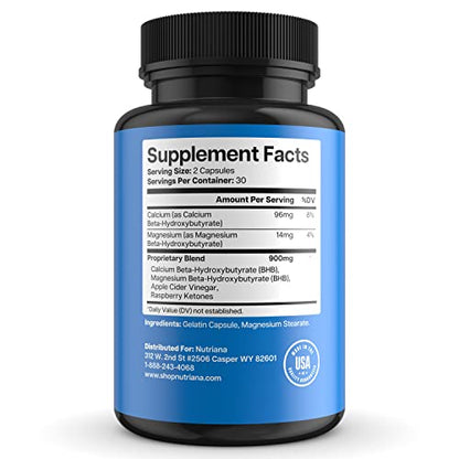 Keto BHB Exogenous Ketones for Men & Women - Keto Supplements for Mental Clarity NutrianaBuy Supplements Australia