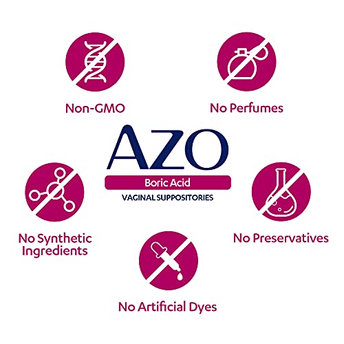 AZO Boric Acid Vaginal Suppositories, Helps Support Odor Control and Balance Vaginal PH AZOBuy Supplements Australia