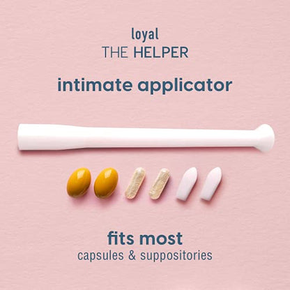 Loyal The Helper Vaginal Suppository Applicators | Efficient | Compact | Comfortable | Fits Most Brands, Pills LoyalBuy Supplements Australia