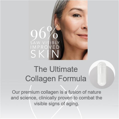 Collagen Tablets, Best Hydrolysed Protein Peptide Skin Supplement - 90 x Collagen Capsules x 800mg PurelogicolBuy Supplements Australia