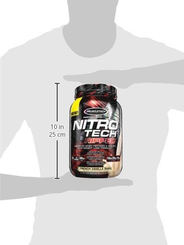 Protein Powder for Weight Loss - MuscleTech Nitro-Tech Ripped - Whey Protein Powder MuscleTechBuy Supplements Australia