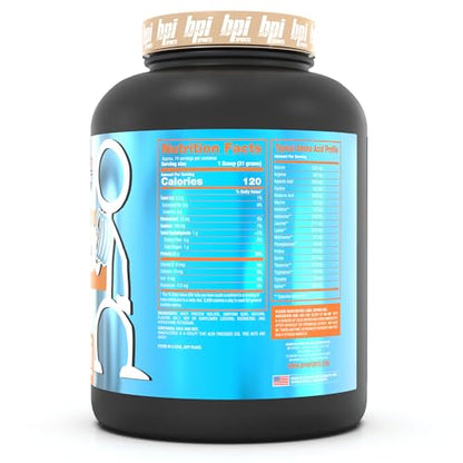 BPI Sports ISO HD Isolate Protein Vanilla Cookie, 76.8 oz - 69 Servings BPI SportsBuy Supplements Australia