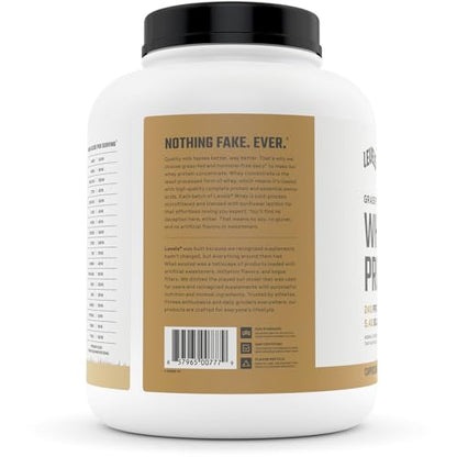 Levels Grass Fed 100% Whey Protein, No Hormones, Cappuccino, 5LB Levels NutritionBuy Supplements Australia