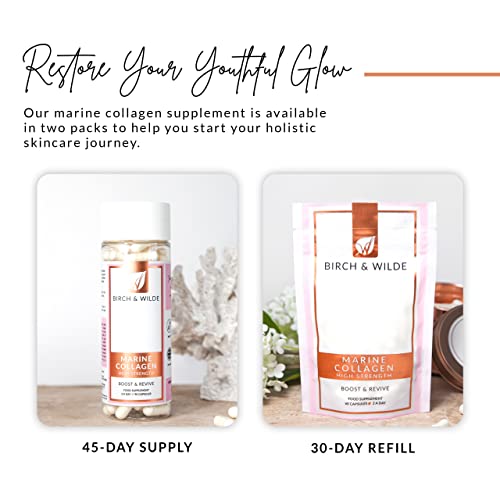 Birch & Wilde Marine Collagen Peptides for Beautiful Skin & Hair and Stronger Bones & Joints BIRCH & WILDEBuy Supplements Australia