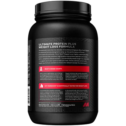 Protein Powder for Weight Loss - MuscleTech Nitro-Tech Ripped - Whey Protein Powder MuscleTechBuy Supplements Australia