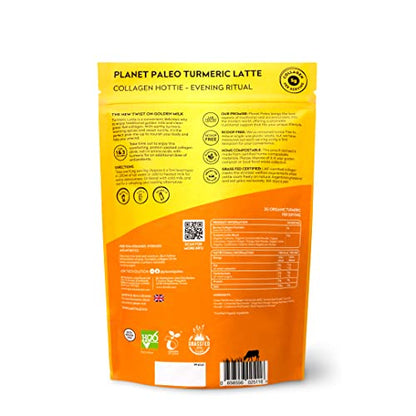Planet Paleo Pure Collagen - Turmeric Latte (260g, 25 Servings) Planet PaleoBuy Supplements Australia