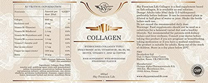 Sky Premium Life Hydrolysed Collagen Type I Food Supplement - Strawberry Taste Sky Premium LifeBuy Supplements Australia