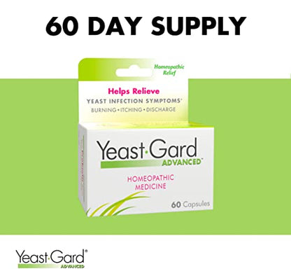 YeastGard Advanced Homeopathic Remedy Capsules - 60 count Bottle Yeast-GardBuy Supplements Australia