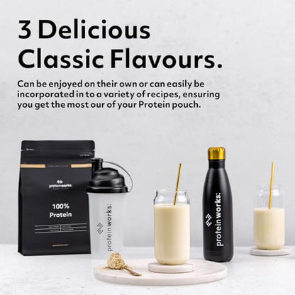 Protein Works - 100% Protein, 1.25kg, High Protein Blend, 41 Servings, Chocolate Silk Protein WorksBuy Supplements Australia