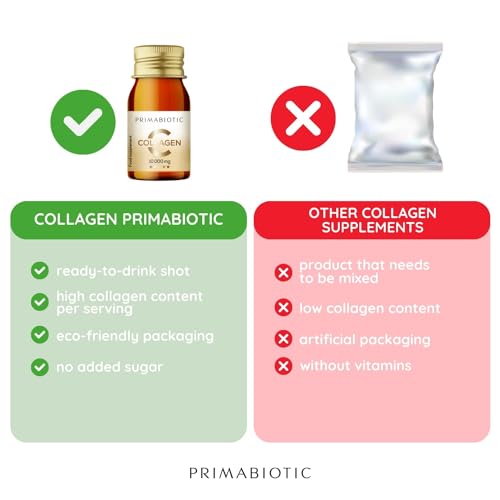 Primabiotic Collagen - Collagen Pack 30 Bottles 30 ml - High Collagen Content [10,000 mg] PRIMABIOTICBuy Supplements Australia