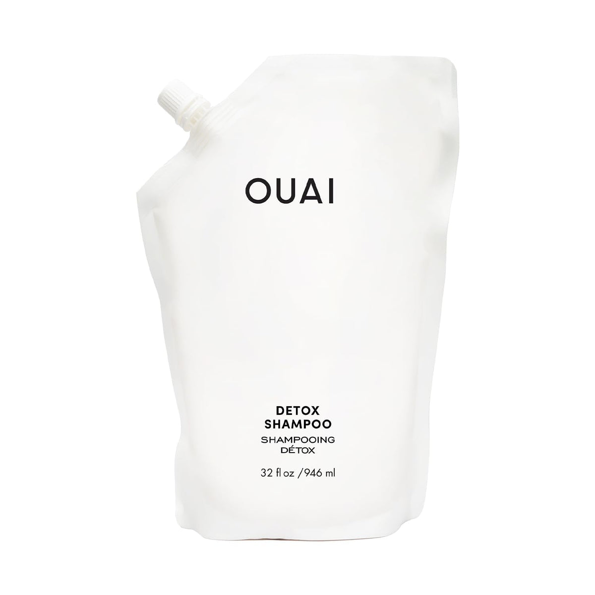 OUAI Detox Shampoo Refill - Clarifying Shampoo for Build Up, Dirt, Oil, Product and Hard Water - Apple Cider Vinegar & Keratin for Clean, Refreshed Hair - Sulfate-Free Hair Care (32 oz) OUAIBuy Supplements Australia
