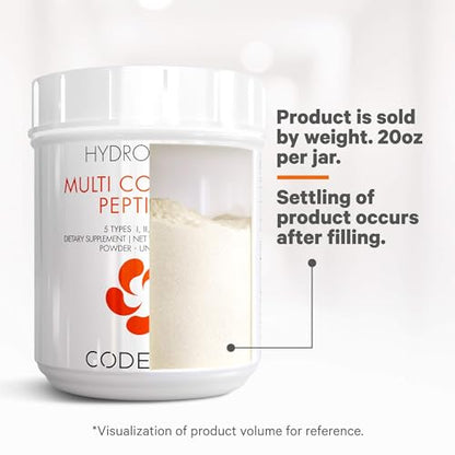 Code Age Multi-Collagen Protein Powder Hydrolyzed 20Oz All-in-One Super Bone Broth CodeageBuy Supplements Australia
