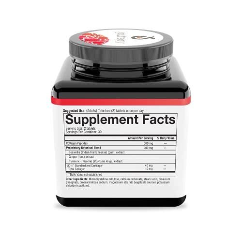 Youtheory Joint Complex with UC-II, 60 Count (1 Bottle) YouTheoryBuy Supplements Australia