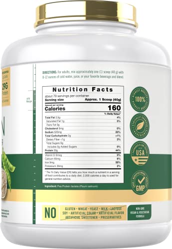 Carlyle Pea Protein Powder with BCAA'S 7lb | Unflavored | 29G Protein | Non-GMO, Gluten CarlyleBuy Supplements Australia
