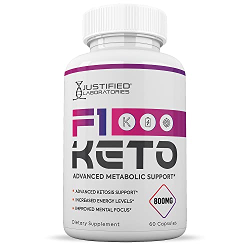(3 Pack) F1 Keto Pills 800MG Includes goBHB Exogenous Ketones Advanced Ketosis Justified LaboratoriesBuy Supplements Australia