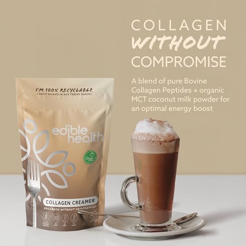 High Protein Bovine Collagen Creamer, Great With Coffee, Hot Chocolate, Smoothies & Porridge Edible HealthBuy Supplements Australia