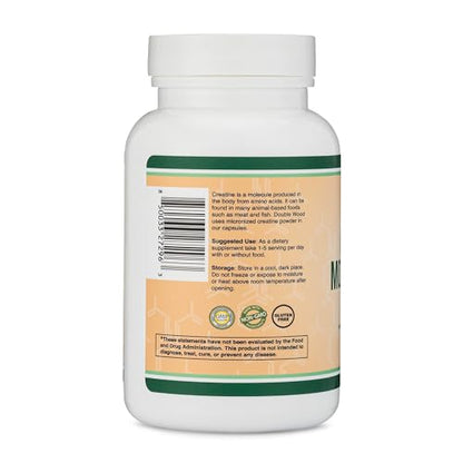 Creatine Pills 1,000mg Per Serving (120 Creatine Capsules) Micronized Creatine Double Wood SupplementsBuy Supplements Australia