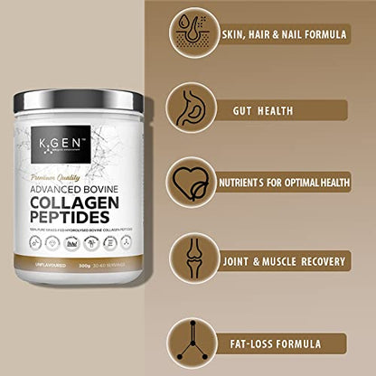 K-GEN Bovine Collagen Powder with Premium Quality Ingredients – Pure Hydrolysed Grass-Fed Bovine Collagen K GEN ketogenic enhancementBuy Supplements Australia