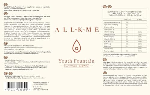 ALLKME Vegan Collagen Booster, Winner of Switzerland Prestige Award ALLKMEBuy Supplements Australia