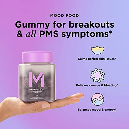 ZitSticka Mood Food: Gummy for Moody Skin + PMS Drama, Forest Berry Flavour ZitStickaBuy Supplements Australia