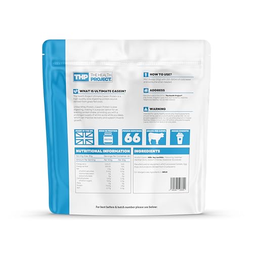 The Health Project Ultimate Casein Protein - Health-Conscious Slow Digesting Supplement The Health ProjectBuy Supplements Australia
