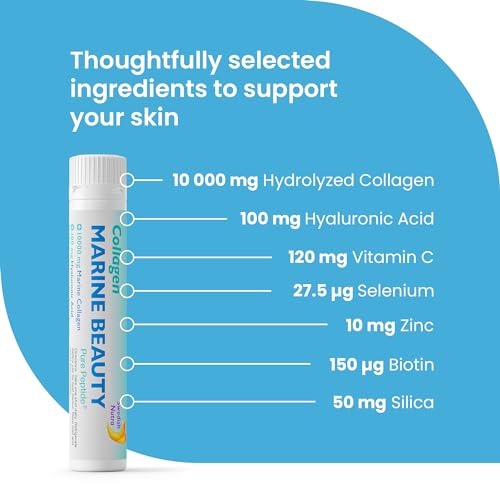 Swedish Nutra Marine Beauty Collagen | High Strength Type 1 & 3 Collagen to Rejuvenate Hair, Skin & Nails Swedish NutraBuy Supplements Australia