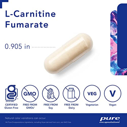 Pure Encapsulations L-Carnitine Fumarate | Hypoallergenic Supplement Support for Enhanced Pure EncapsulationsBuy Supplements Australia