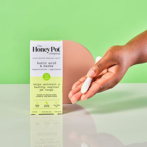 The Honey Pot Company 7 Day Boric Acid & Herbs Suppositories - Maintains and Balances Healthy The Honey Pot CompanyBuy Supplements Australia