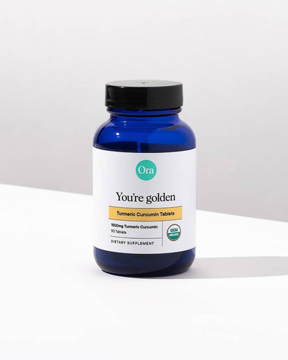 Ora Organic Turmeric Curcumin with Piperine - Pure Extracts for Joint Stress and Cardiovascular Health, Support Healthy Cognitive Function, No Filler Ingredients - 90 Vegan Tablets, 1 Month Supply Ora OrganicBuy Supplements Australia