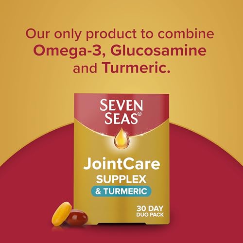 Seven Seas JointCare Supplex & Turmeric, With Glucosamine, Omega-3, Vitamins C and D Seven SeasBuy Supplements Australia