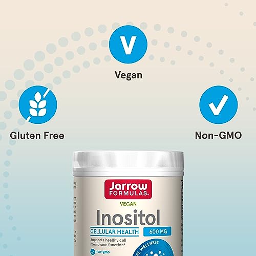Jarrow Formulas Inositol 600 mg, Dietary Supplement for Cellular Health Support, 8 oz Jarrow FormulasBuy Supplements Australia