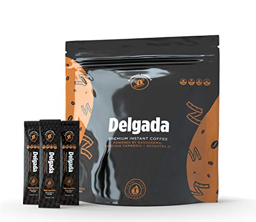 Total Life Changes Delgada Coffee Infused with Ganoderma Lucidum mushroom, 28 sachet Total Life ChangesBuy Supplements Australia
