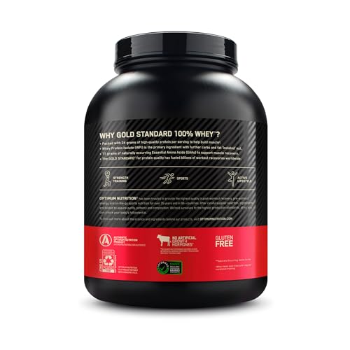 Optimum Nutrition Gold Standard 100% Whey Protein Powder, Strawberries & Cream Optimum NutritionBuy Supplements Australia
