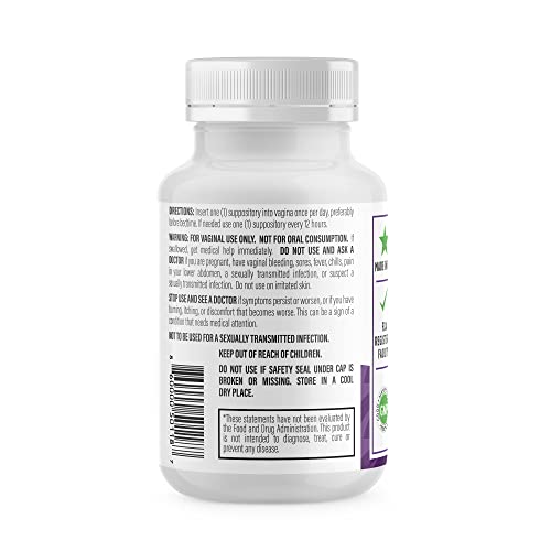NewLife Naturals Boric Acid Suppositories for Women - 600mg NewLife NaturalsBuy Supplements Australia