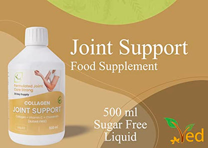 Hydrolyzed Liquid Collagen Food Supplement | Support for Joints, Skin, Muscles, Hair, &Nail Growth VedBuy Supplements Australia