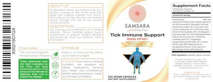 Samsara Herbs Tick Immune Support - The Original Herbal Formula (240 Capsules) Samsara HerbsBuy Supplements Australia