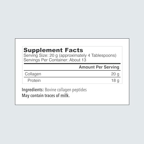 Vital Proteins Collagen Peptides Powder Supplement (Type I, III), Unflavored Hydrolyzed Collagen-Hair, Skin, Nail VITAL PROTEINSBuy Supplements Australia