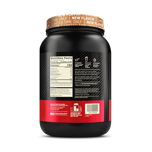 Optimum Nutrition Gold Standard 100% Whey Protein Powder, Cinnamon Roll, 2 Pound Optimum NutritionBuy Supplements Australia