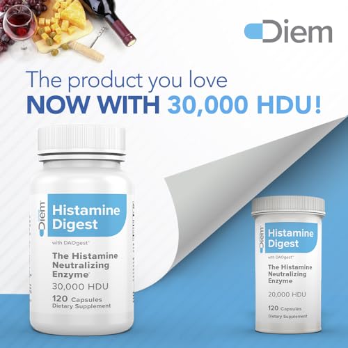 Omne Diem Histamine Digest DAO 30,000 HDU - 120 Caps - Histamine Neutralizing Omne DiemBuy Supplements Australia